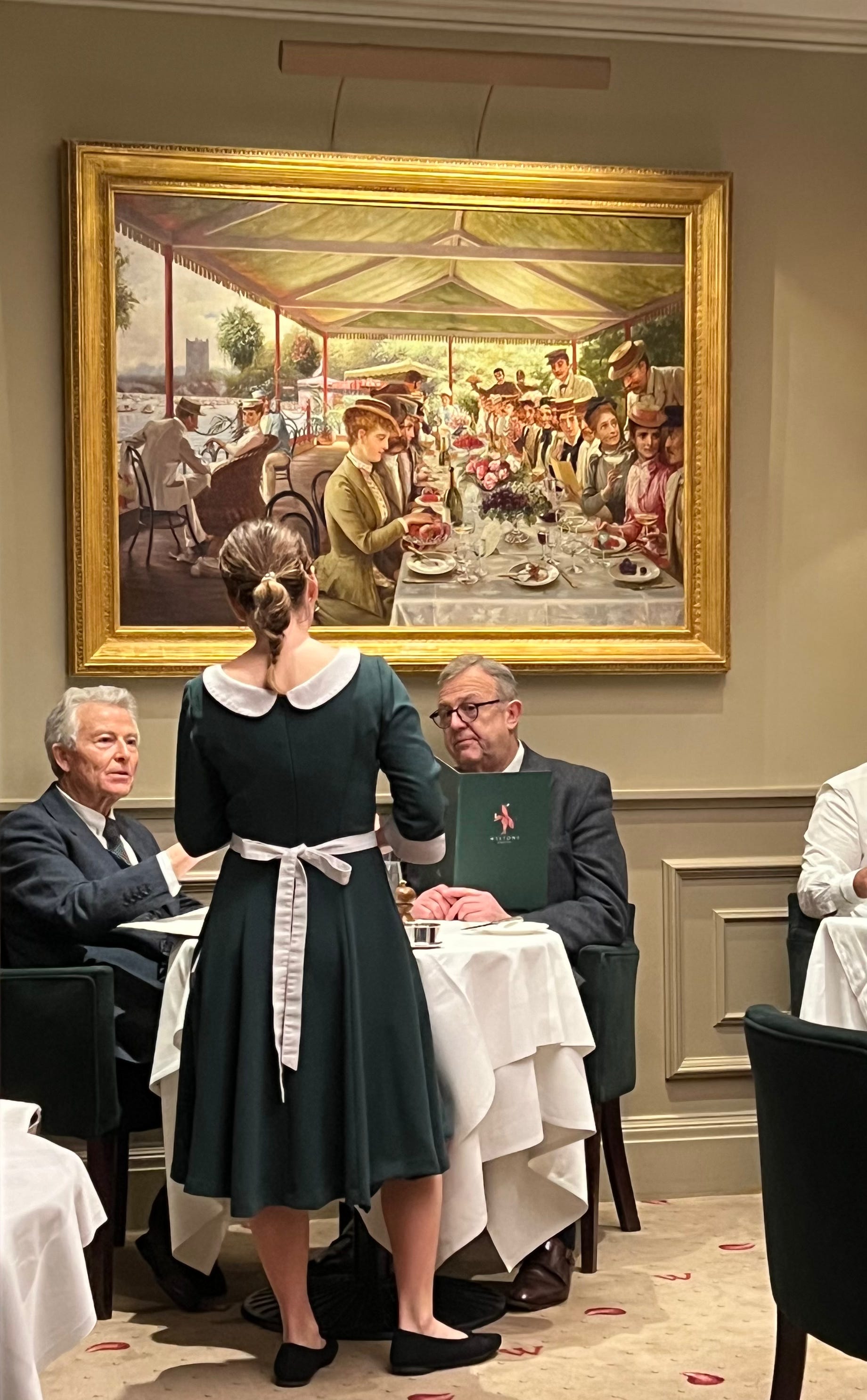 Larping in St James  Wilton's Restaurant - by Jago Rackham