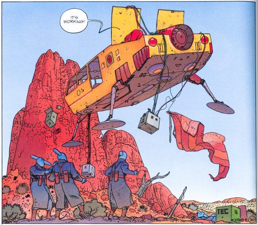 Moebius The World of Edena — DOP | Moebius art, Moebius, Moebius comics
