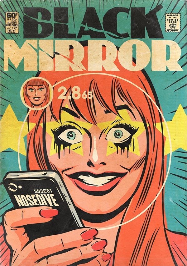 Black Mirror Vintage? Confira essas ilustrações incríveis! - Farofa Geek