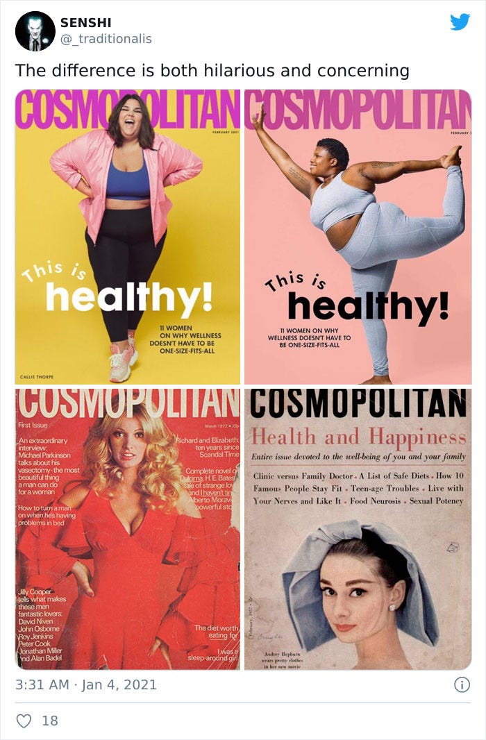 People Are Not OK With These Cosmopolitan Covers That Ignore The  Relationship Between Obesity And Covid | Bored Panda