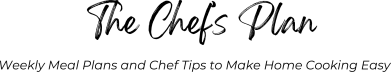 The Chef's Plan