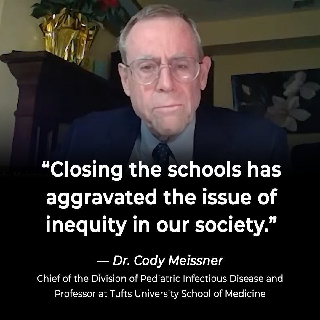 Ron DeSantis on X: "“Closing the schools has aggravated the issue of  inequity in our society.” – Dr. Cody Meissner, Chief of the Division of  Pediatric Infectious Disease and Professor of Pediatrics