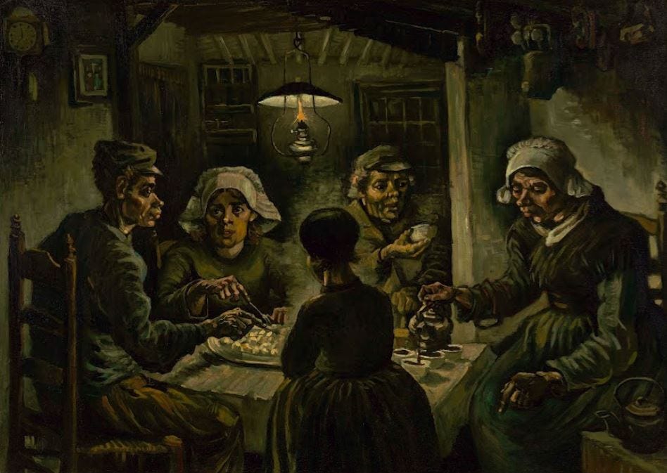 The Potato Eaters by Van Gogh