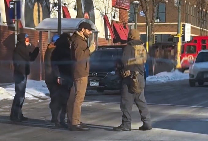 Alex Pretti seen filming ICE agents at a protest before he was fatally shot. Alex Pretti seen filming ICE agents at a protest before he was fatally shot.