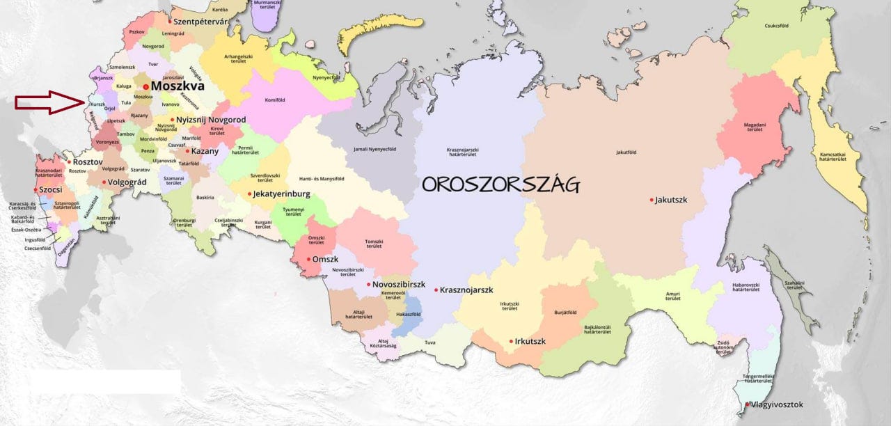 Ukrán kétségbeesés? Ennek most mi értelme volt? Csak, hogy értsük, miről beszélünk! - Térkép