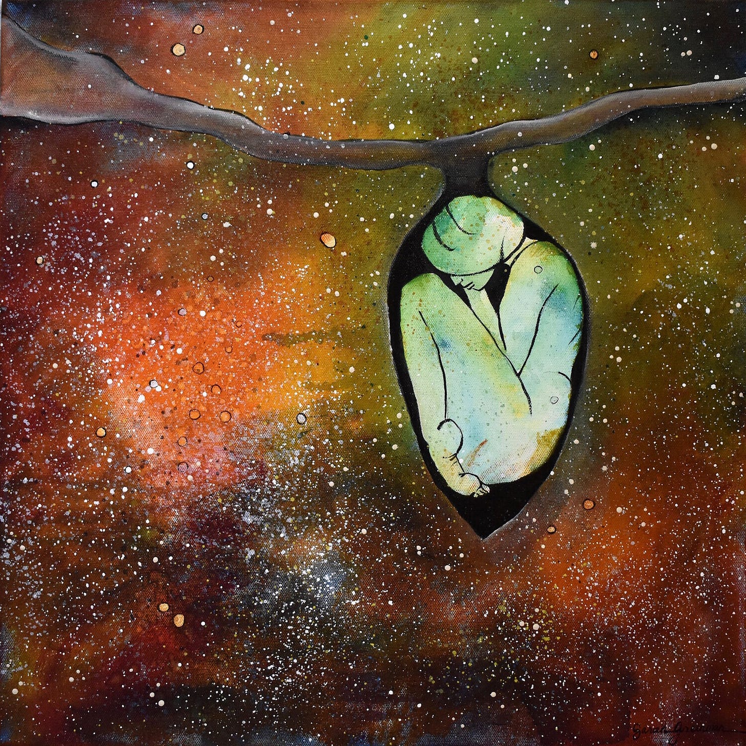 Reconstruction of the Mind, 20 x 20 inches Reconstruction of the Mind, 20 x 20 inches