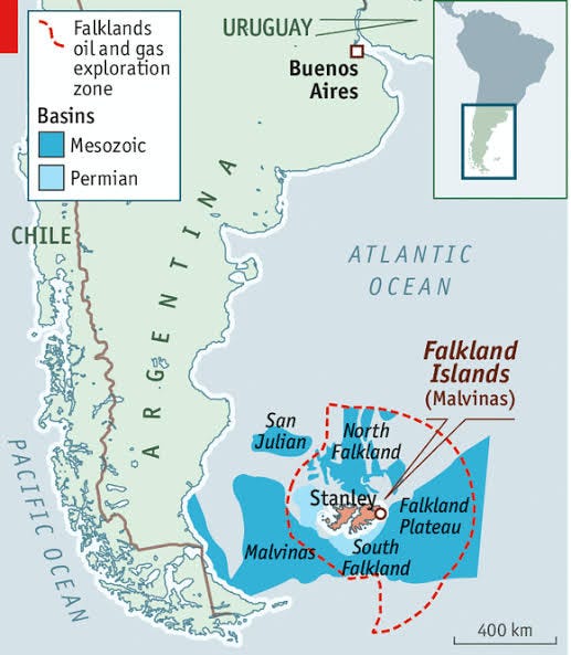 Oil and gas reserves in the Falklands 🇬🇧 or Malvinas 🇦🇷 Islands :  r/MapPorn
