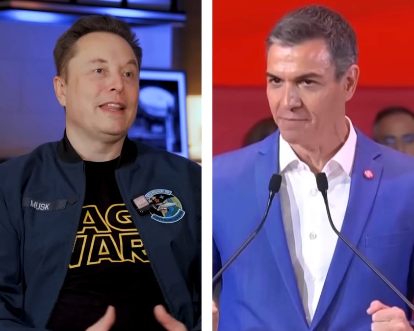 Elon Musk Says Pedro Sánchez Did HIGH TREASON! Against ... White People?