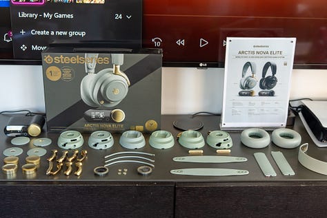 SteelSeries Arctis Nova Elite wireless gaming headset