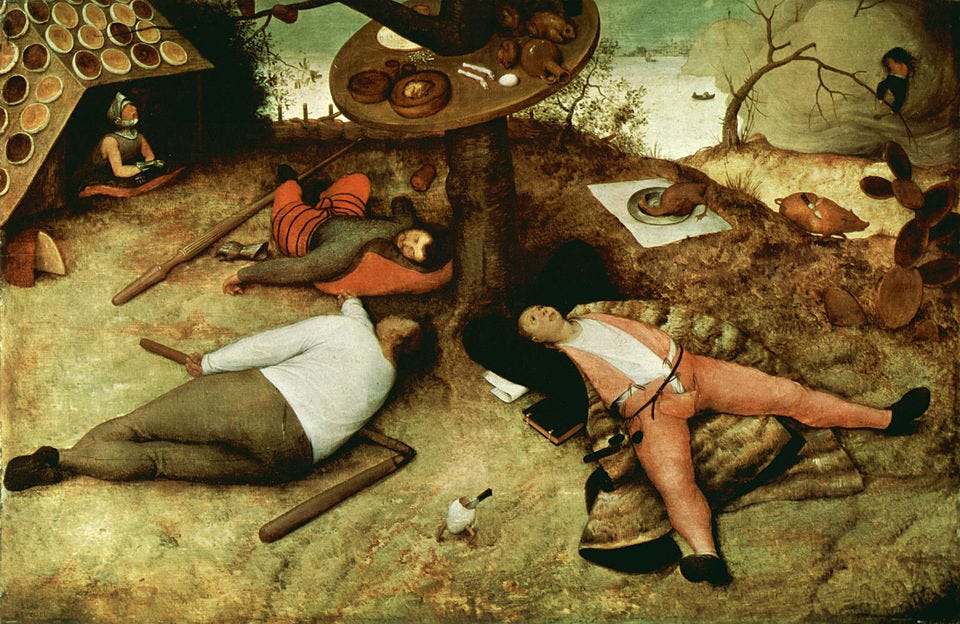 A painting of people lying under a tree

AI-generated content may be incorrect.