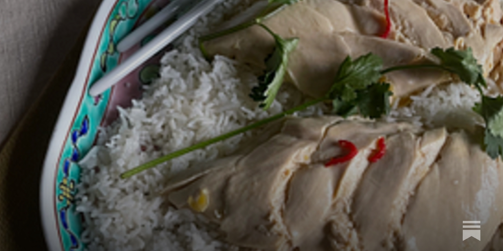 Chicken Rice, riso e pollo o viceversa, image size:1600x800