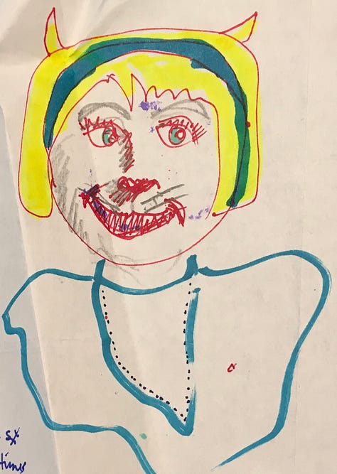 Nine drawings by Faux Jean.