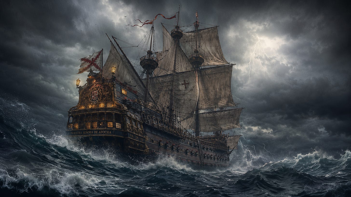el galeón “Nuestra Señora de Atocha”. La nave almiranta.