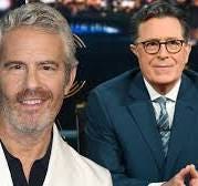 WWHL' Host Andy Cohen On Stephen Colbert's Late-Night Show ...