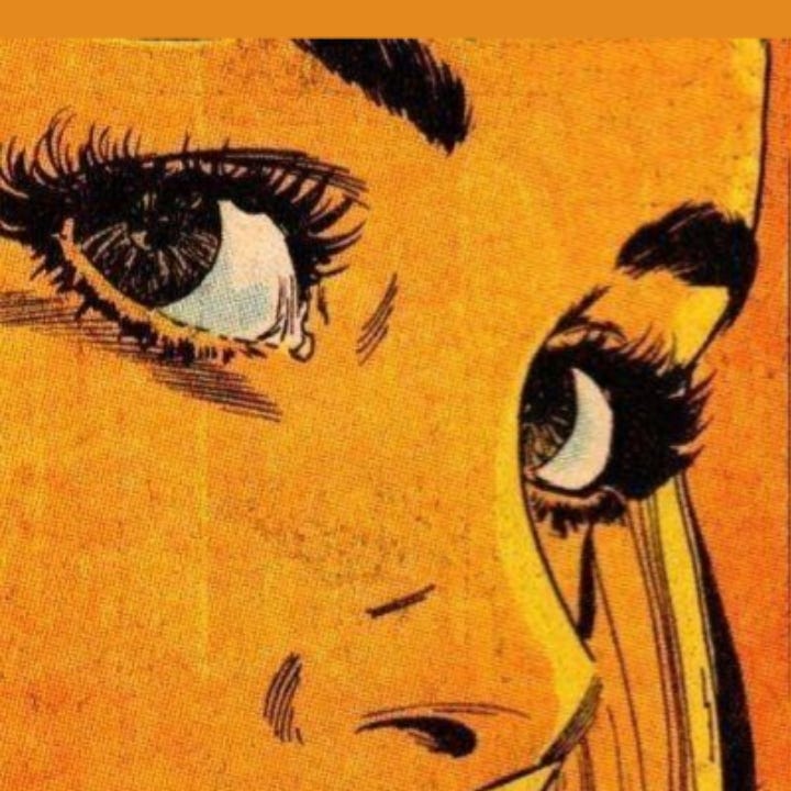 by my eyes