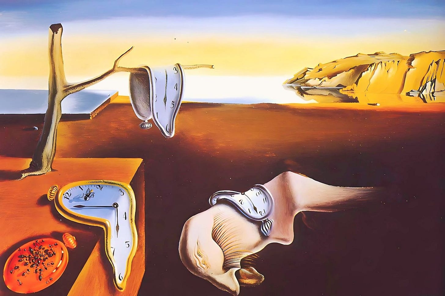 The Persistence of Memory (Melting Clocks) Print Salvador Dali