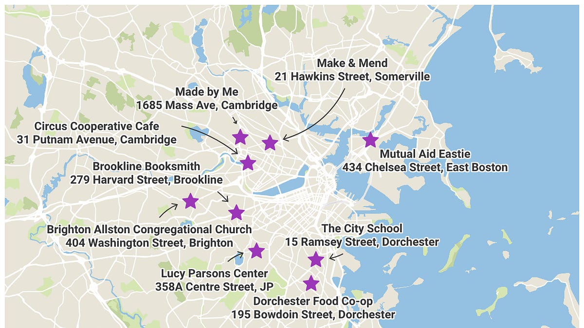 Boston COVID Action Hub Locations