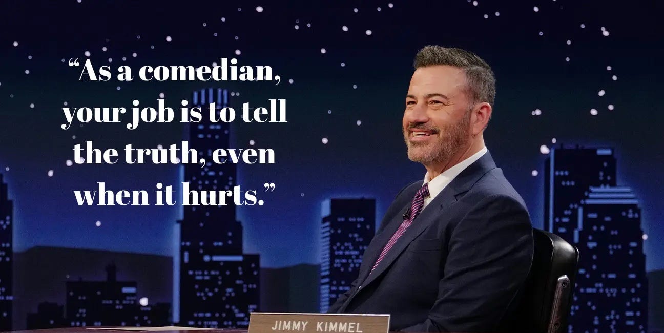 It’s not about Kirk, or Kimmel, or Colbert
