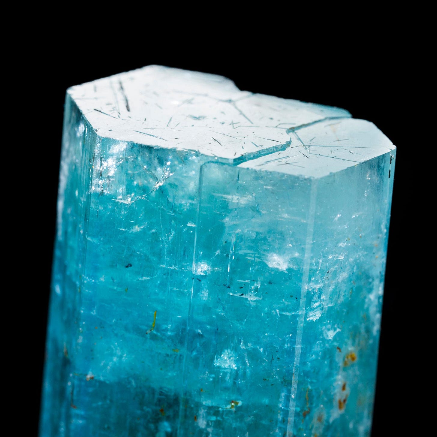 aquamarine mineral specimen stone rock geology gem crystal