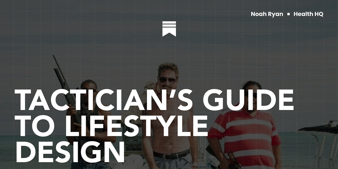 The Tactician's Guide to Lifestyle Design