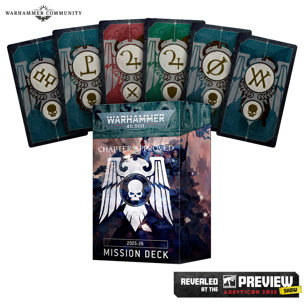 Warhammer 40K Pariah Nexus Mission Deck – Offizielle Missionskarten Für Tabletop-Spiele