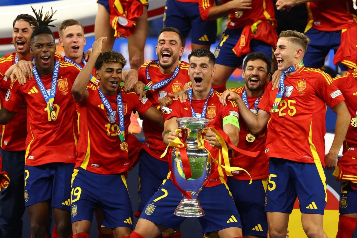 Photos: Celebrations as Spain wins Euro 2024 football crown for fourth time  | UEFA Euro 2024 News | Al Jazeera