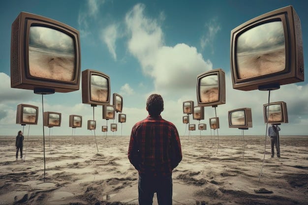 Premium Photo | TV Slavery Illustration of Mind Control by Mass Media Premium Photo | TV Slavery Illustration of Mind Control by Mass Media