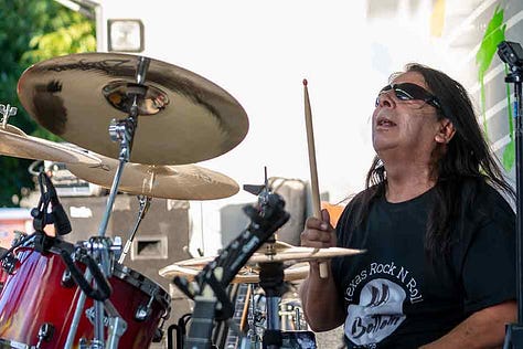 A.A. Bottom performs in Bud Daniel Park, Wichita Falls / photos by Troy Larson