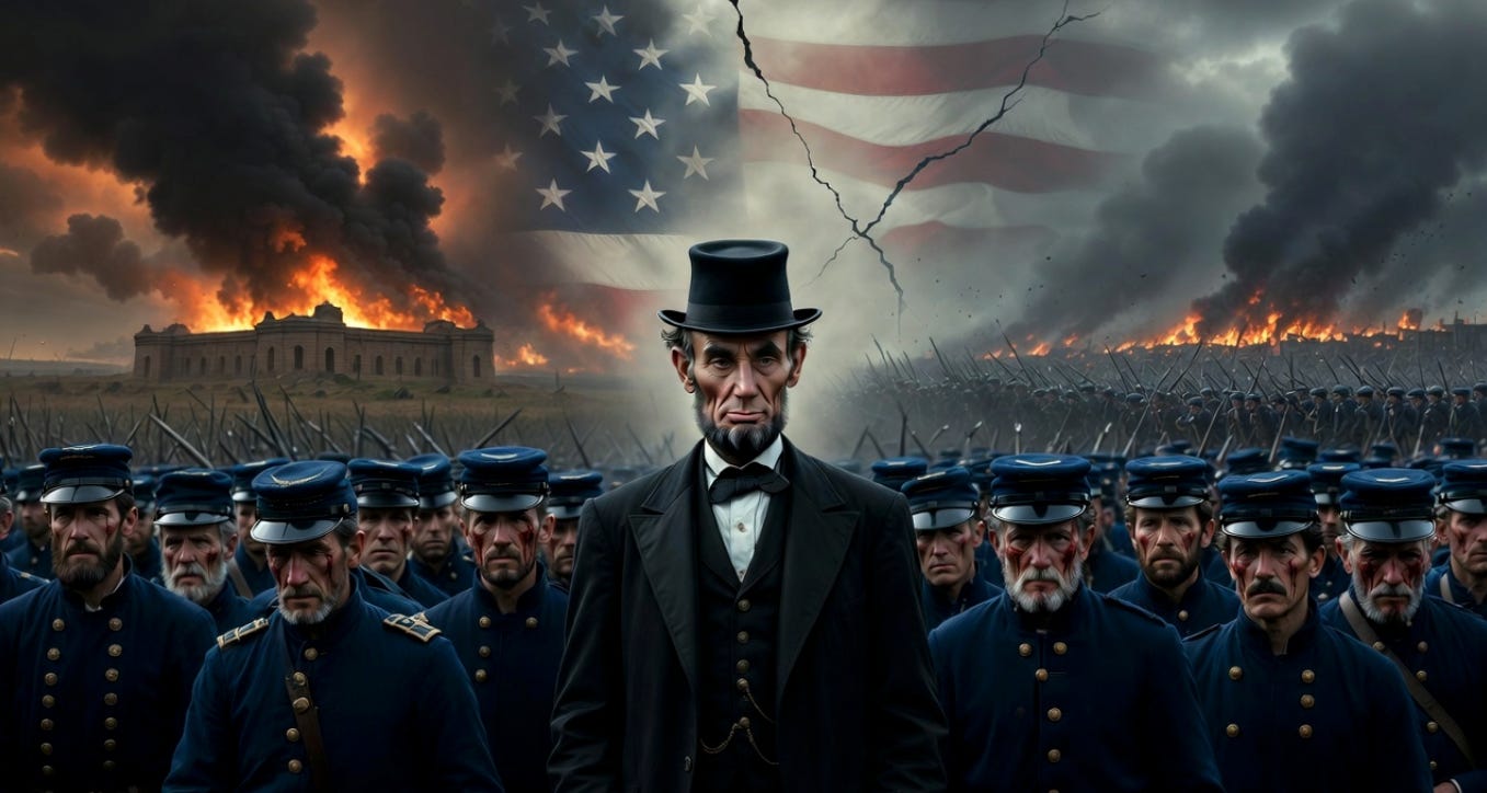 Lincoln’s call-up of volunteers after the Firing on Fort Sumter 