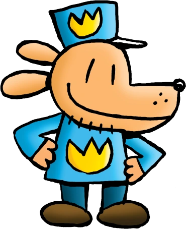 Drawing of Dog Man, by Dav Pilkey (Source: Dog Man Wiki) Drawing of Dog Man, by Dav Pilkey (Source: Dog Man Wiki)