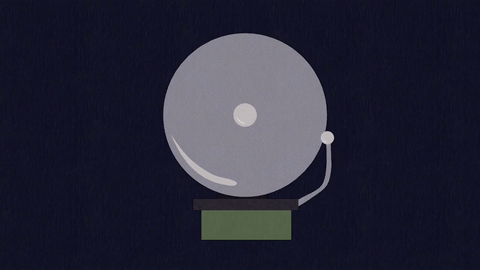 GIF alarm bell ringing - animated GIF on GIFER