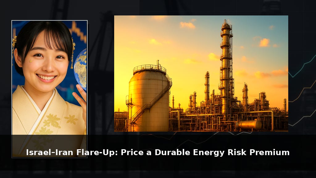 Israel–Iran Flare‑Up: Price a Durable Energy Risk Premium