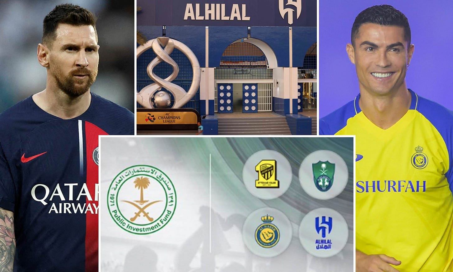 Saudi Arabia's PIF takes control of four clubs including Cristiano  Ronaldo's Al Nassr | Daily Mail Online