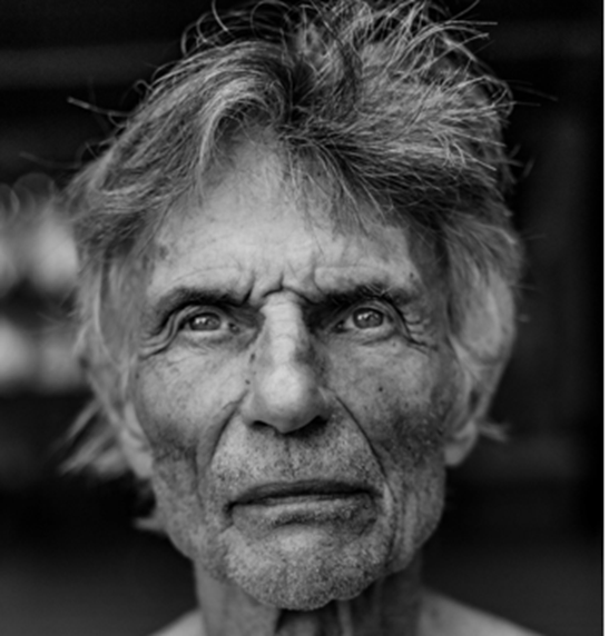 A wrinkled old man — yours truly