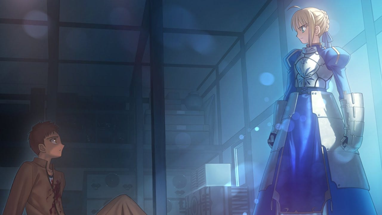 Fate/Stay Night Visual Novel - Part 1 - The Will to Survive [FATE] - YouTube