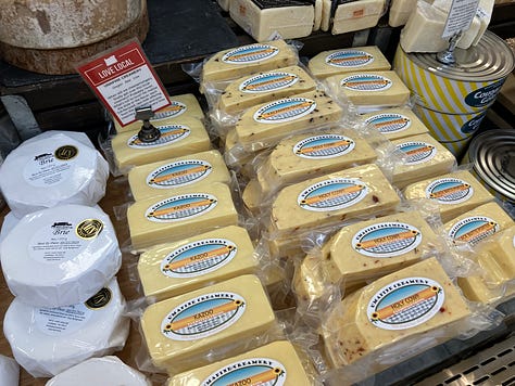 Different cheeses