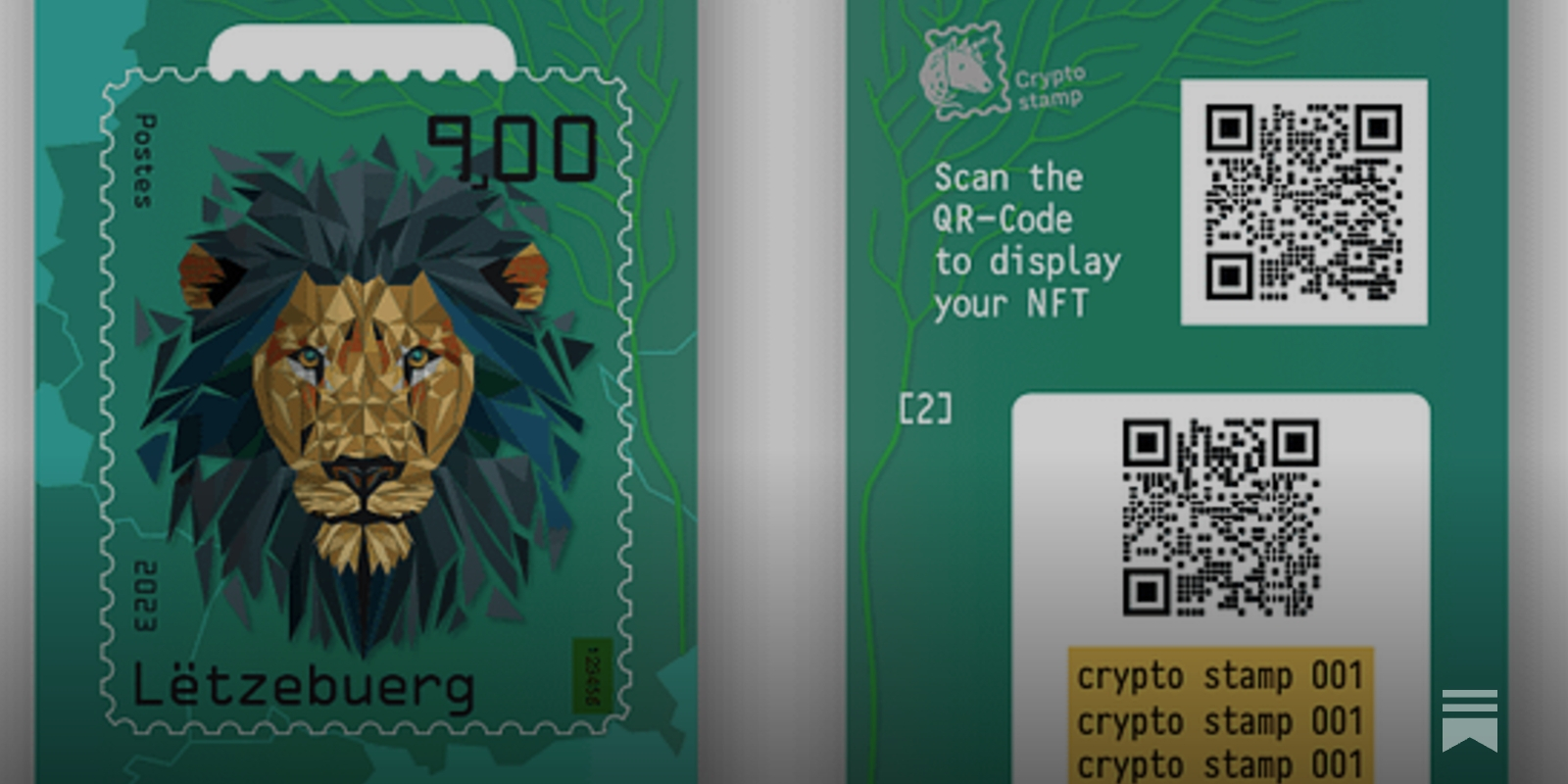 821 | Les crypto-stamps présentés par le collection Luc Mangin