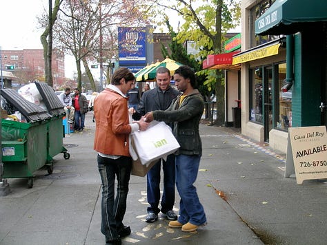 Jonathon Trent, Derek Magyar & Darryl Stephens shooting in Seattle (Images via Q. Allan Brocka)