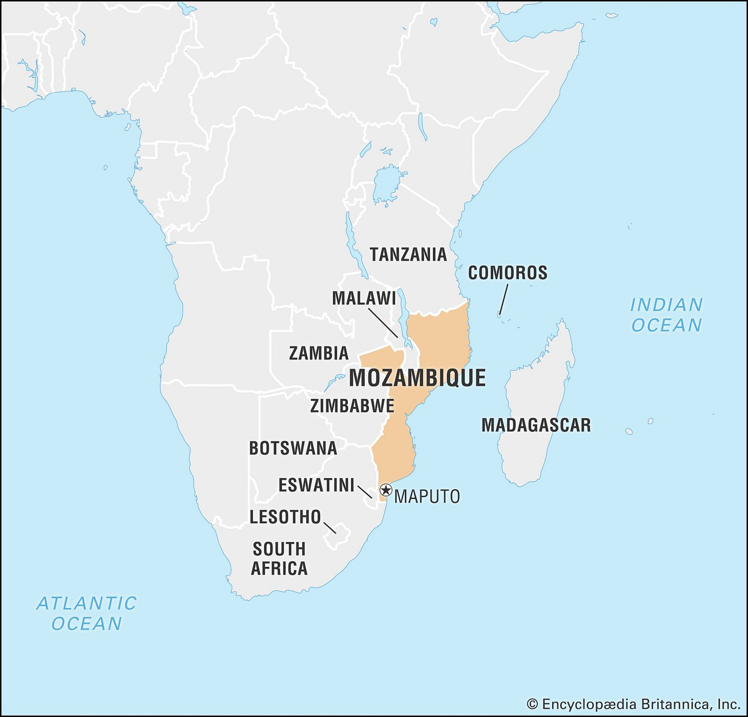 Mozambique | Flag, Map, Population, Language, Culture, & History |  Britannica
