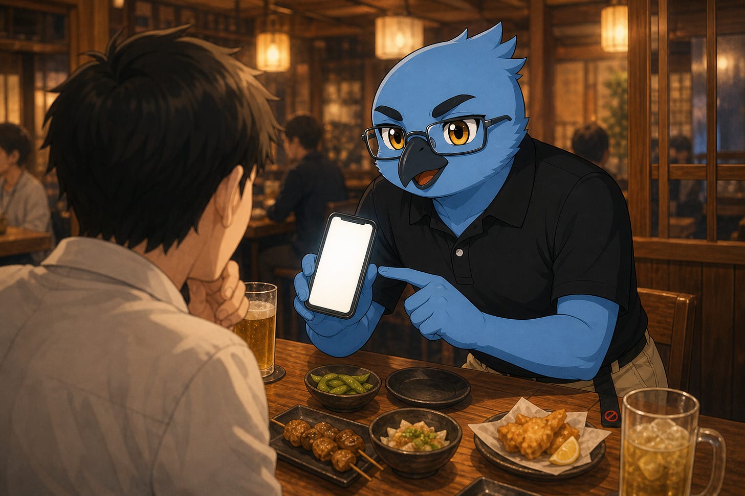 つい前のめりになって、スマホまで見せました