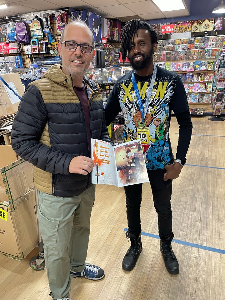 Samurai 2.0 comics at Midtown Comics in New York City