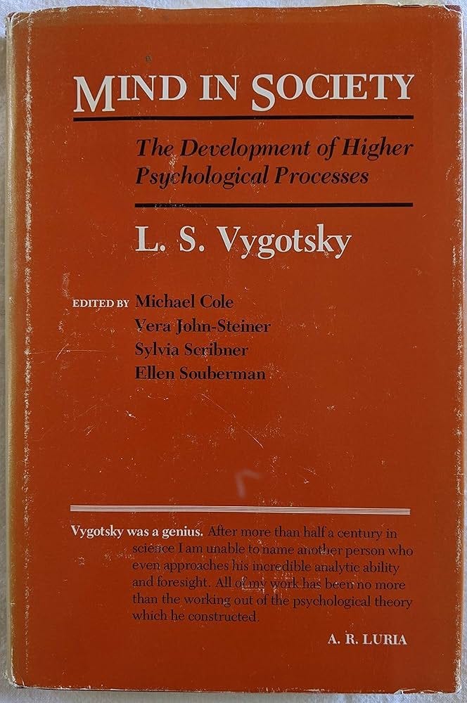Vygotsky: ∗mind In Society∗: Development Of Higher Psychological Processes  (cloth)