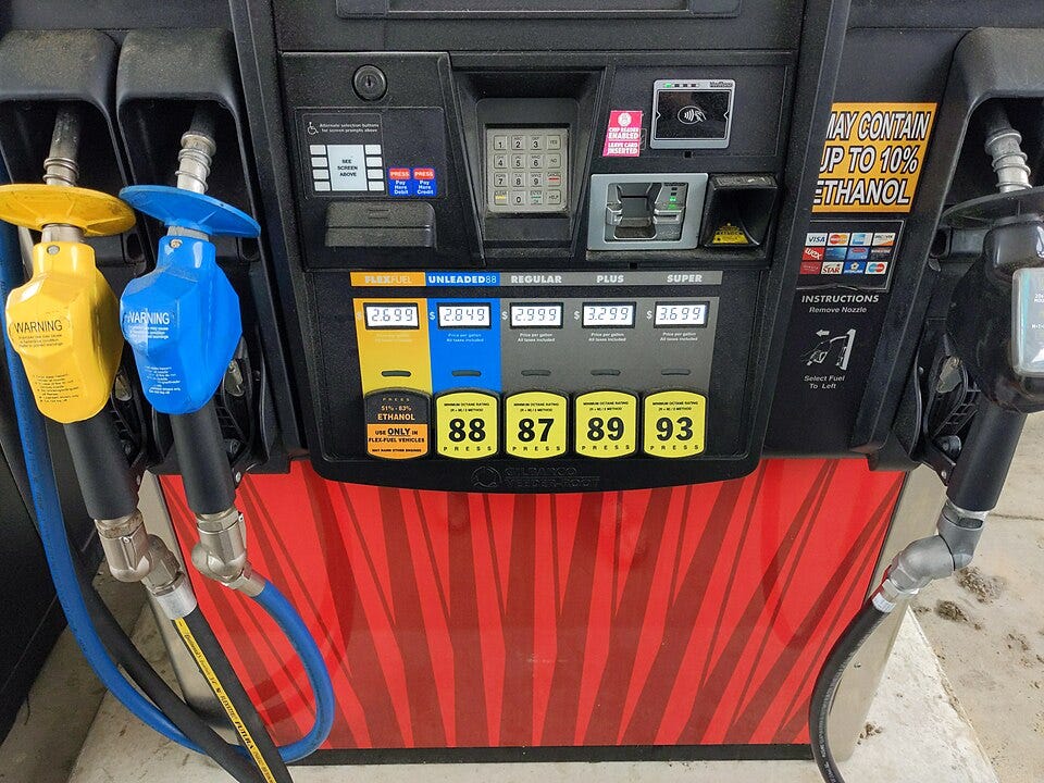 File:Flex Fuel and Unleaded 88 gas pump.jpg