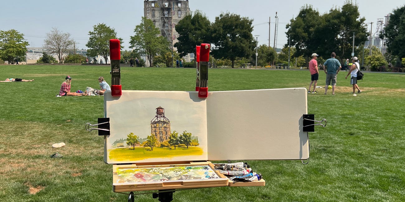 146. Painting in Public