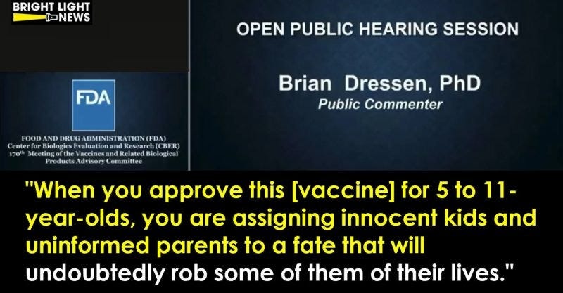 Pfizer’s vaccine 'failed any reasonable risk-benefit calculus in connection with children.'