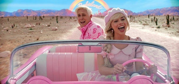 Barbie in the 2023 moovie