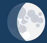 Obrázek Měsíce, co nejvíc připomíná tvar CD. Prostě cédéčko.