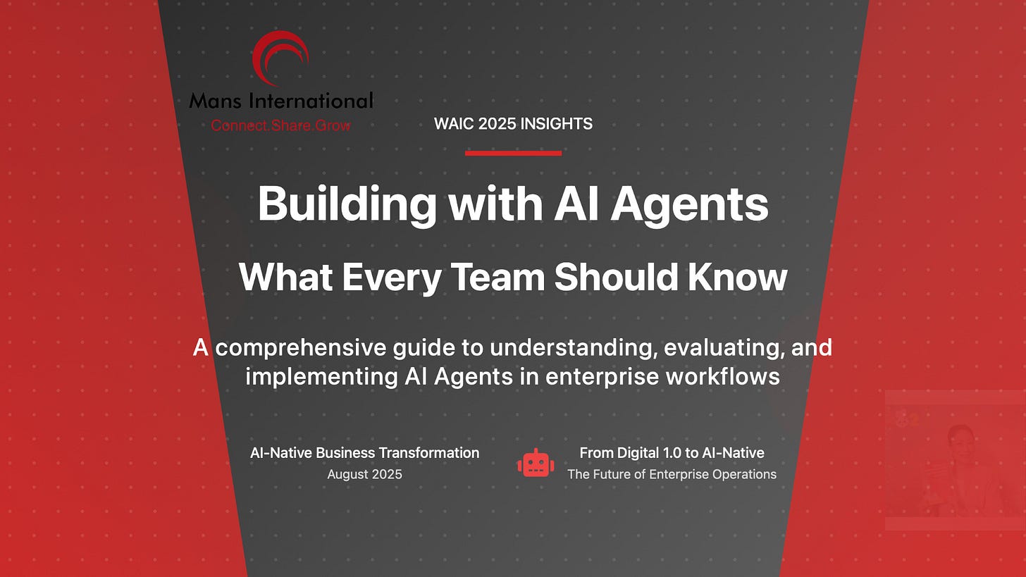 Building with AI Agents: What Every Team Should Know Mans International