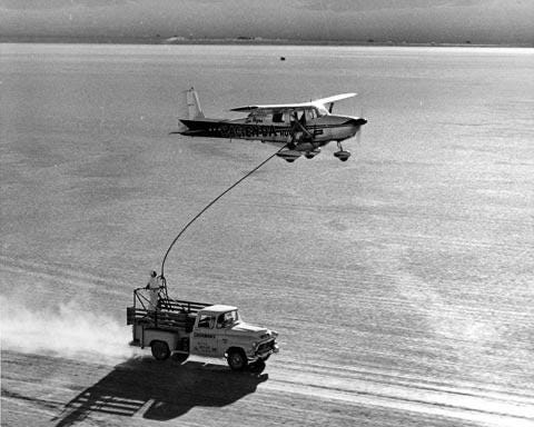 Hacienda; A Cessna 172 used to set the world record for flight endurance. At 64 days, 22 hours, 19 minutes, & 5 seconds, it is still the longest manned flight ever recorded. (Dec 4, 1958 to Feb 7, 1959) Hacienda; A Cessna 172 used to set the world record for flight endurance. At 64 days, 22 hours, 19 minutes, & 5 seconds, it is still the longest manned flight ever recorded. (Dec 4, 1958 to Feb 7, 1959)
