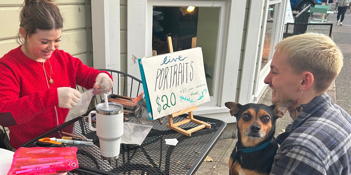 Artist captures people, pooches and other pets